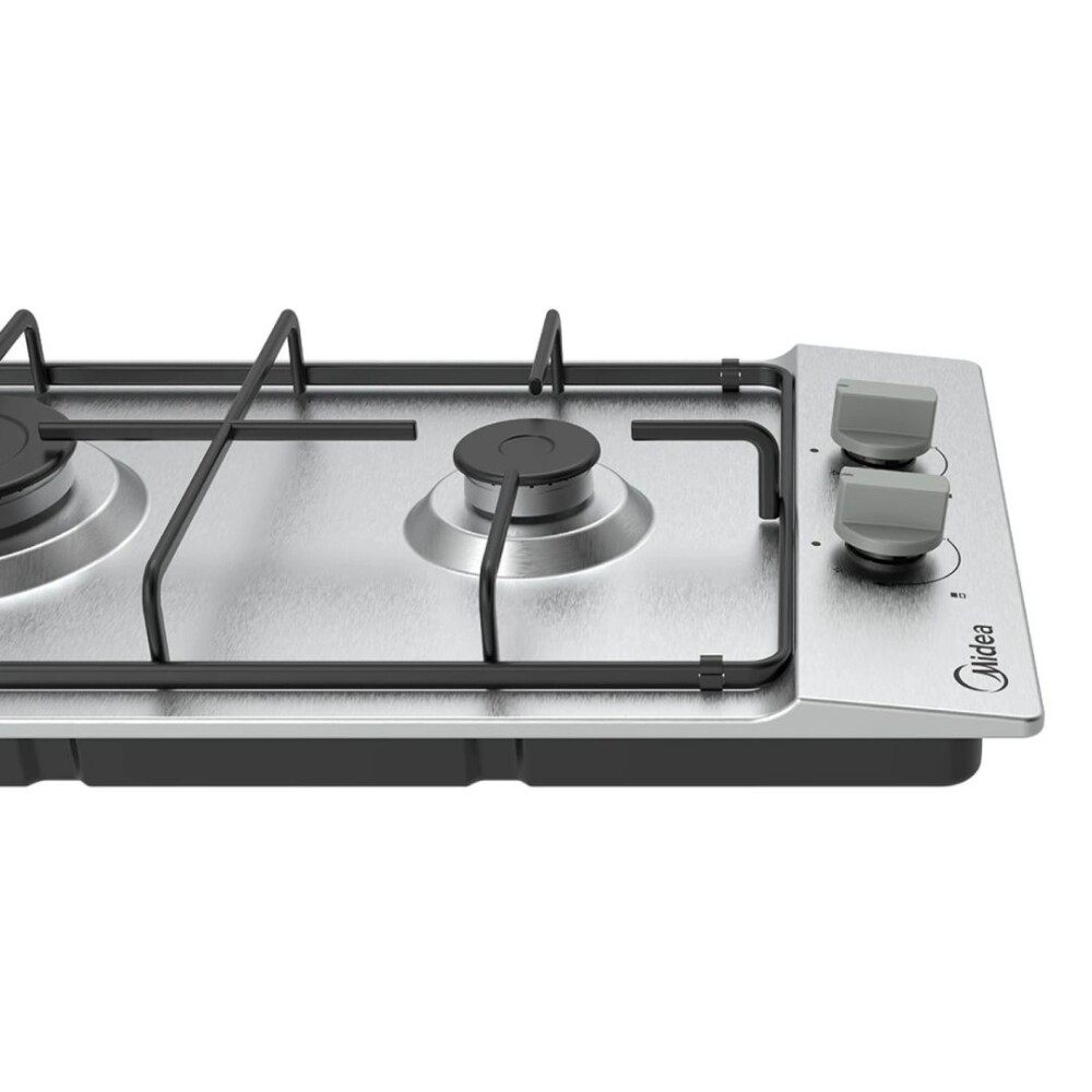 Anafe a Gas Inox - 2 hornallas - Modelo MG30SB005MN2B - Midea Anafe a Gas Inox - 2 hornallas - Modelo MG30SB005MN2B - Midea