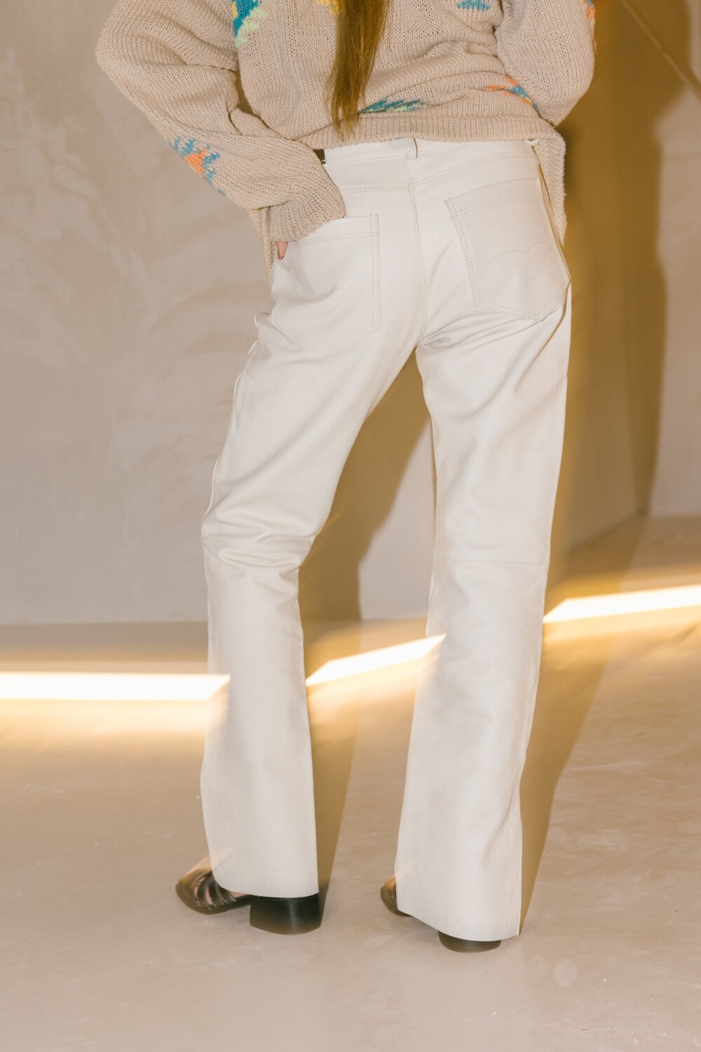 Leather jeans Hielo