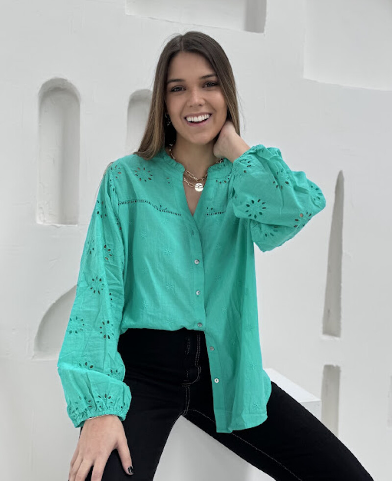 Camisa Luciana verde