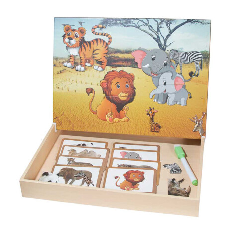 3x2 OUTLET Puzzle DYI Magnetico Didactico Educativo Animales Unica