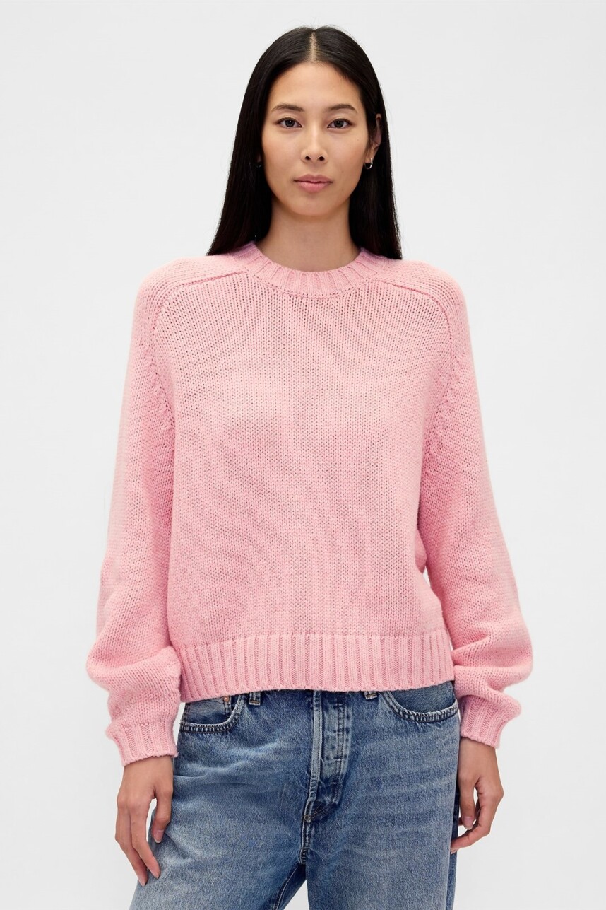 Buzo Relaxed Algodón Mujer Blush Pink
