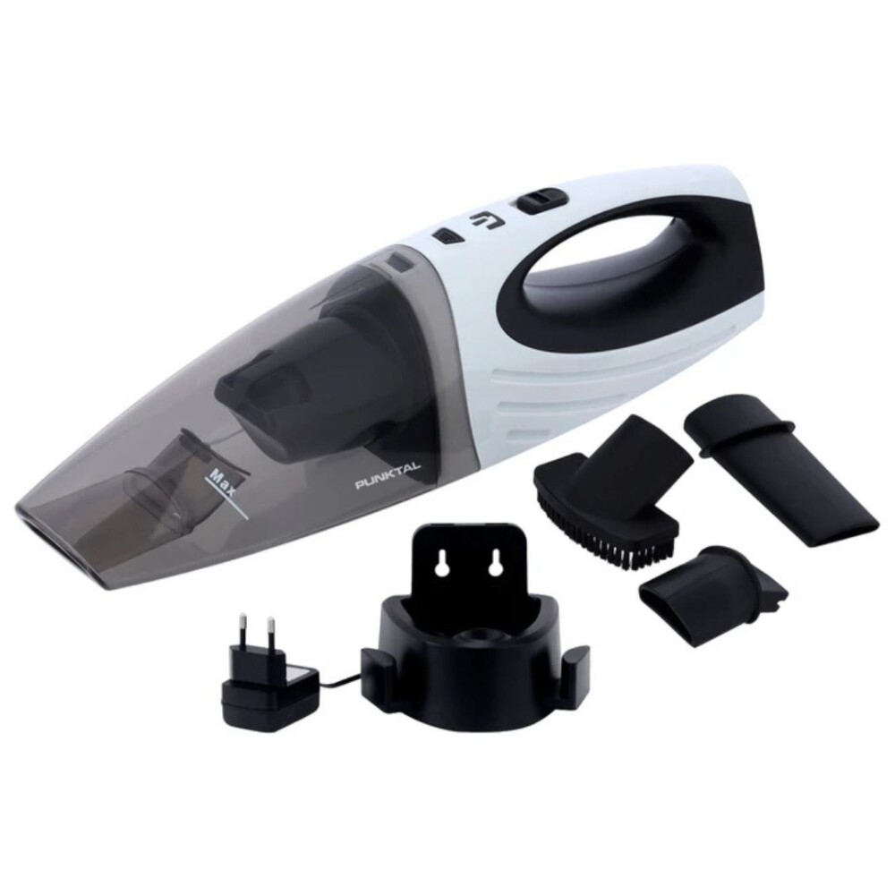 Aspiradora de Mano 90W Seco/Hmedo + Accesorios - Punktal Aspiradora de Mano 90W Seco/Hmedo + Accesorios - Punktal