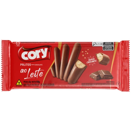 PALITOS BAÑADOS CORY 68G CHOCOLATE PALITOS BAÑADOS CORY 68G CHOCOLATE
