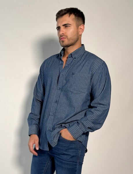 Camisa de jean Cerbero Navy