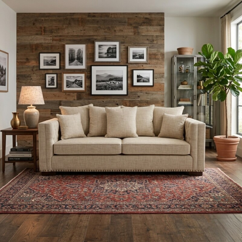SOFA 3 PUESTOS MARIANA - BEIGE COMB 402243 (CD) Unica