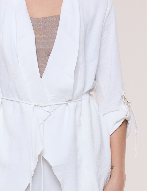 Chaqueta Cintura Ajustable CRUDO