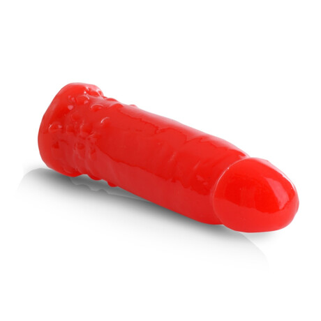 Consolador Placer Mágico Macizo Rojo