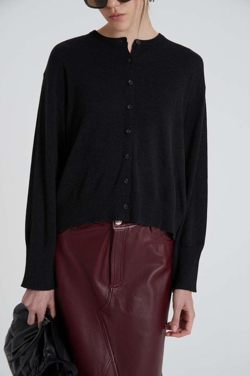 CARDIGAN AGEN Negro