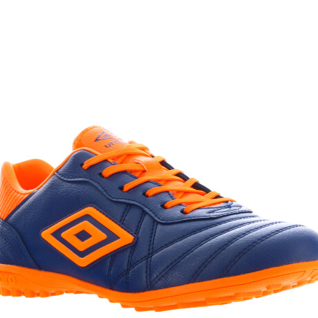 Championes de Fútbol 5 Hombre Umbro Touch TF Azul - Anaranjado