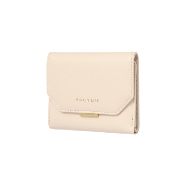 Billetera gold beige