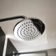 GRIFERIA ROSETA BAÑO AHORRADORA CROMO SATINADO LINEA CARPI CROMO