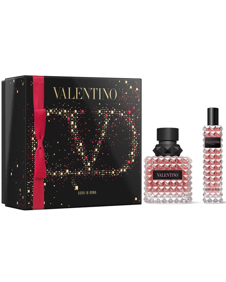 Set Perfume Valentino Born in Roma Donna EDP 50ml + 15ml Original 