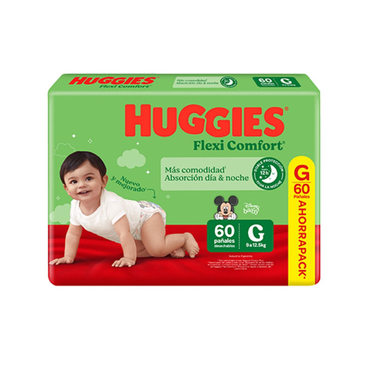 HUGGIES ACTIVE SEC GRANDE HICT PAQ. X 60 