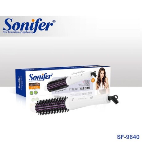 Cepillo Alisador Eléctrico Sonifer Sf-9640 Peine Pelo Lacio Cepillo Alisador Eléctrico Sonifer Sf-9640 Peine Pelo Lacio