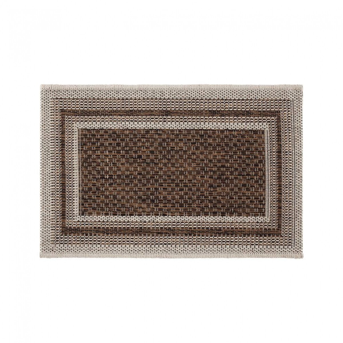 Alfombra Felpudo de Entrada - Eco Nature 40x60 cm - Moldura Beige 