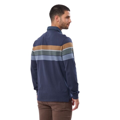 REMERA POLO XS-XXL AZUL