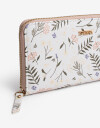 Ficheros Zip Round Billetera Fichero Flores - Estampado Flores