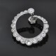 Antiguo Par De Caravanas En Platino Y Diamantes 6 Ct 1930-1950'S Antiguo Par De Caravanas En Platino Y Diamantes 6 Ct 1930-1950'S