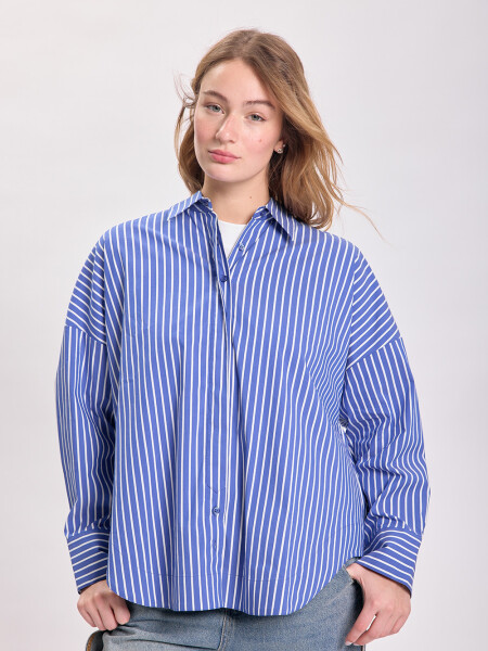 Camisa especial rayas Azul