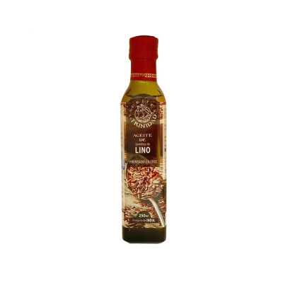 Aceite de semillas de lino 250g La Trinidad Aceite De Lino 250ml La Trinid