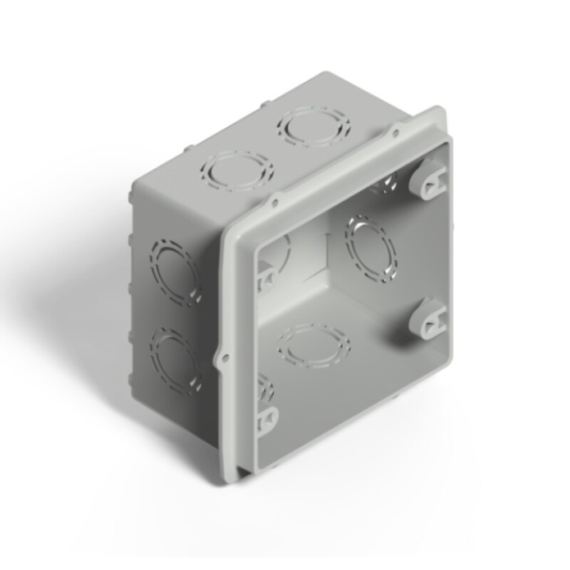 CAJA DE LLAVE 10X10 DE EMBUTIR GRIS GENROD CAJA DE LLAVE 10X10 DE EMBUTIR GRIS GENROD