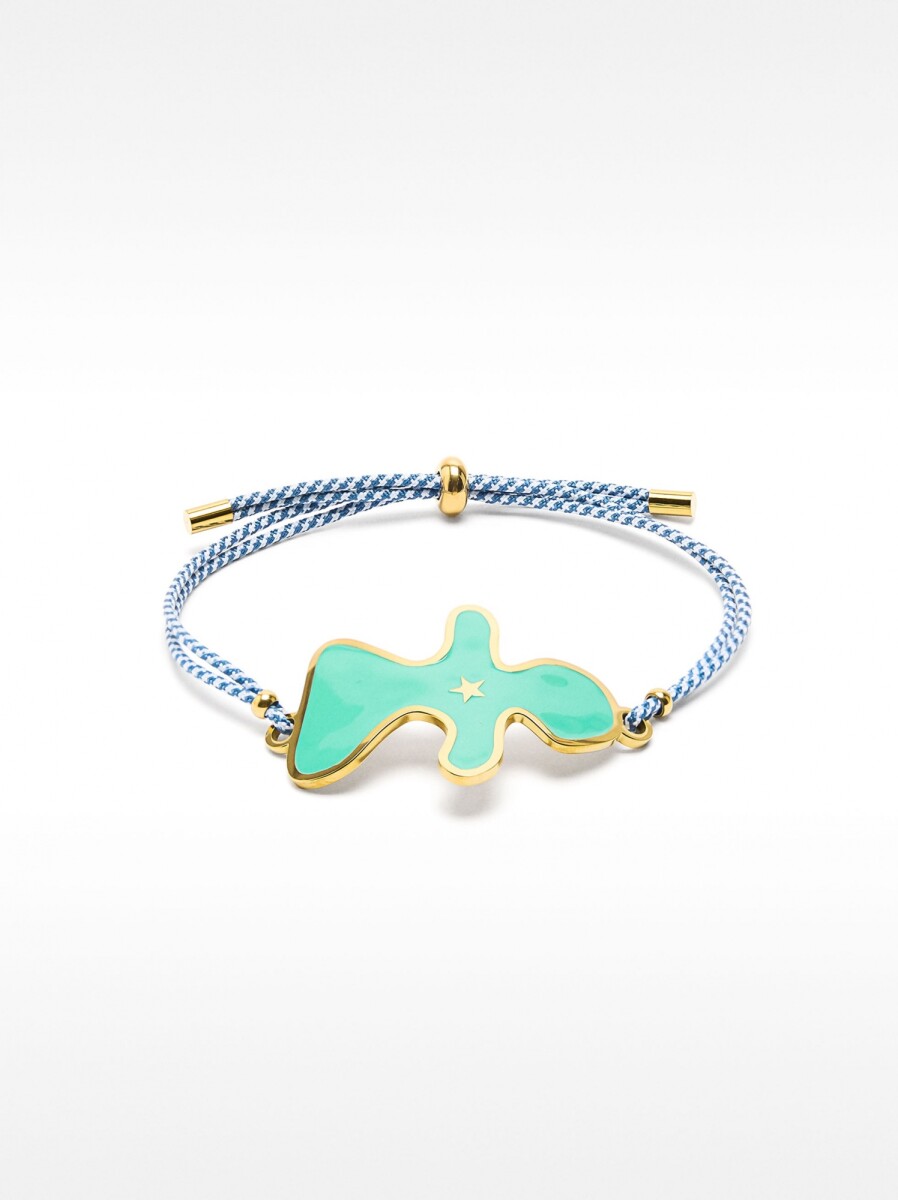 Pulsera Ajustable Con Charm - Acero Inoxidable - multicolor 