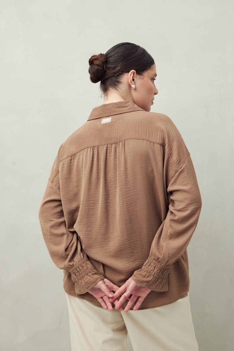 CAMISA BURBUJA Marron