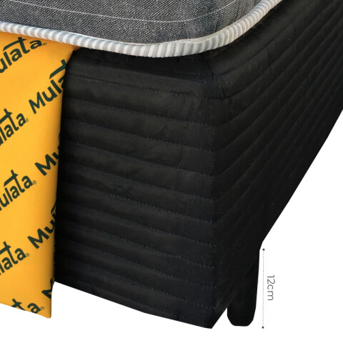 Sommier 2 Plazas Box y Colchón Mega Sueños Reversible 100% Espuma 138 x 188 x 20 cm - 130 Kg Sommier 2 Plazas Box y Colchón Mega Sueños Reversible 100% Espuma 138 x 188 x 20 cm - 130 Kg