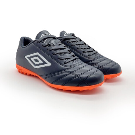 Calzado Classic II TF Umbro Hombre Azul Marino, Naranja, Blanco