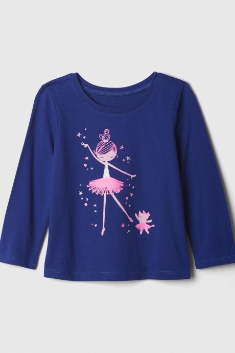 Remera Gráfico Toddler Niña Bellwether Blue 193943