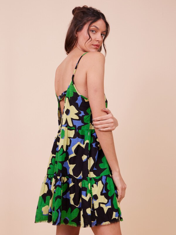 VESTIDO CORTO EDDA RUSTY Verde