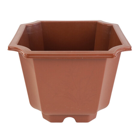 Maceta de plastico marron Maceta de plastico marron