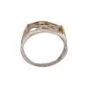 Anillo Ojo de Ra-Plata y Oro-Sin Piedra-AN5771 sinpiedra
