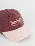 Caps Denim Gorra Canvas Bordada - Combinacion Bicolor