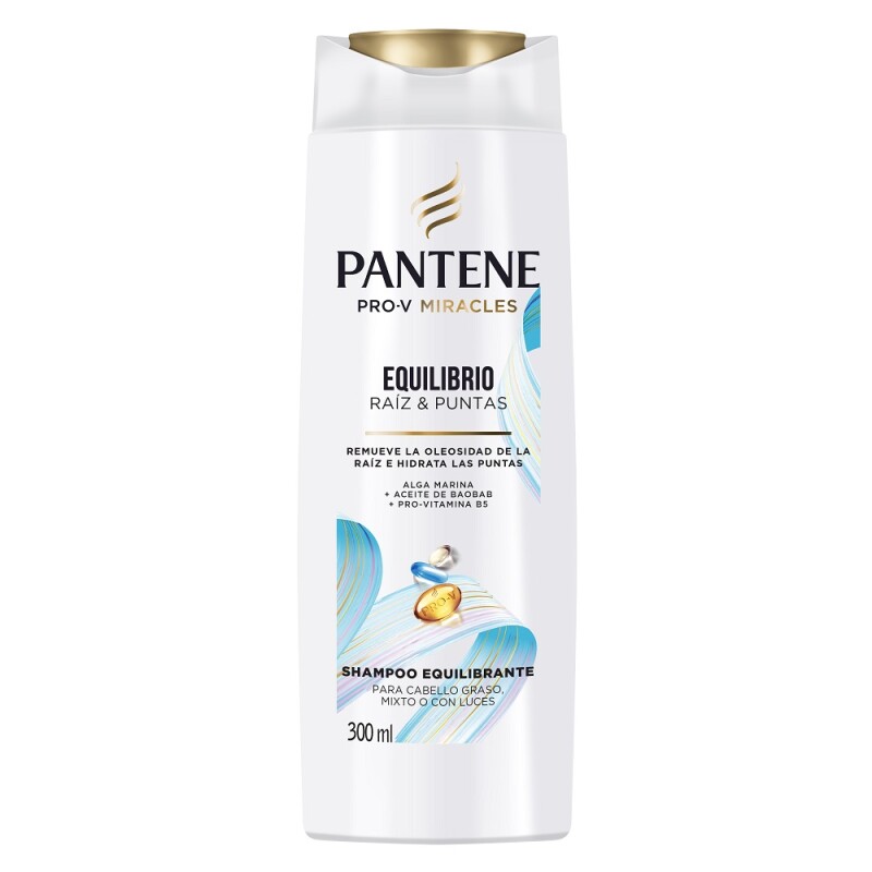 Shampoo Pantene Equilibrio Raiz Y Puntas 300ml. Shampoo Pantene Equilibrio Raiz Y Puntas 300ml.