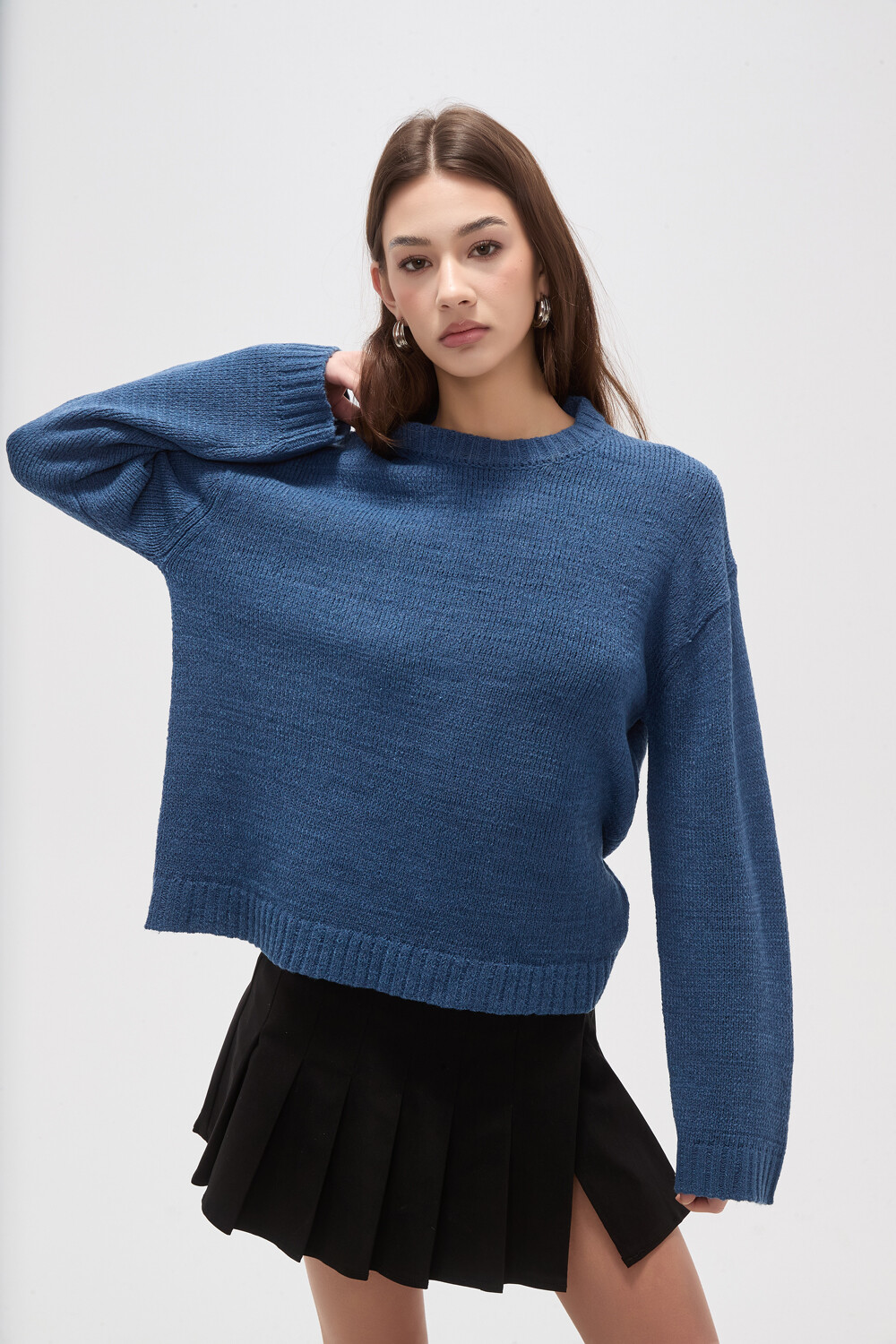 Sweater Silicia Azul Piedra