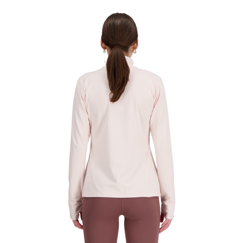 Buzo New Balance de Dama - SPACE DYE QUARTER ZIP -WT41150QPH PINK