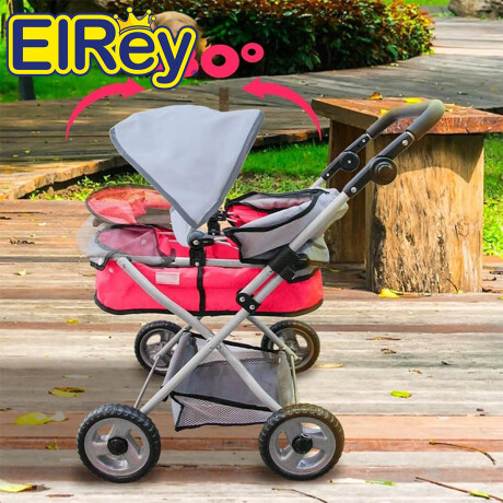 Coche Muñecas Juguete Bebé Bebote Capota Calidad Jug022006