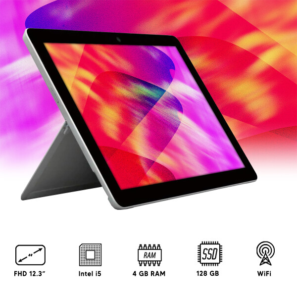 Tablet Surface Pro 5 I5 4gb Ram 128gb Teclado Original PK SURFACE PRO 5 I5/4/128 + TEC.NEGRO