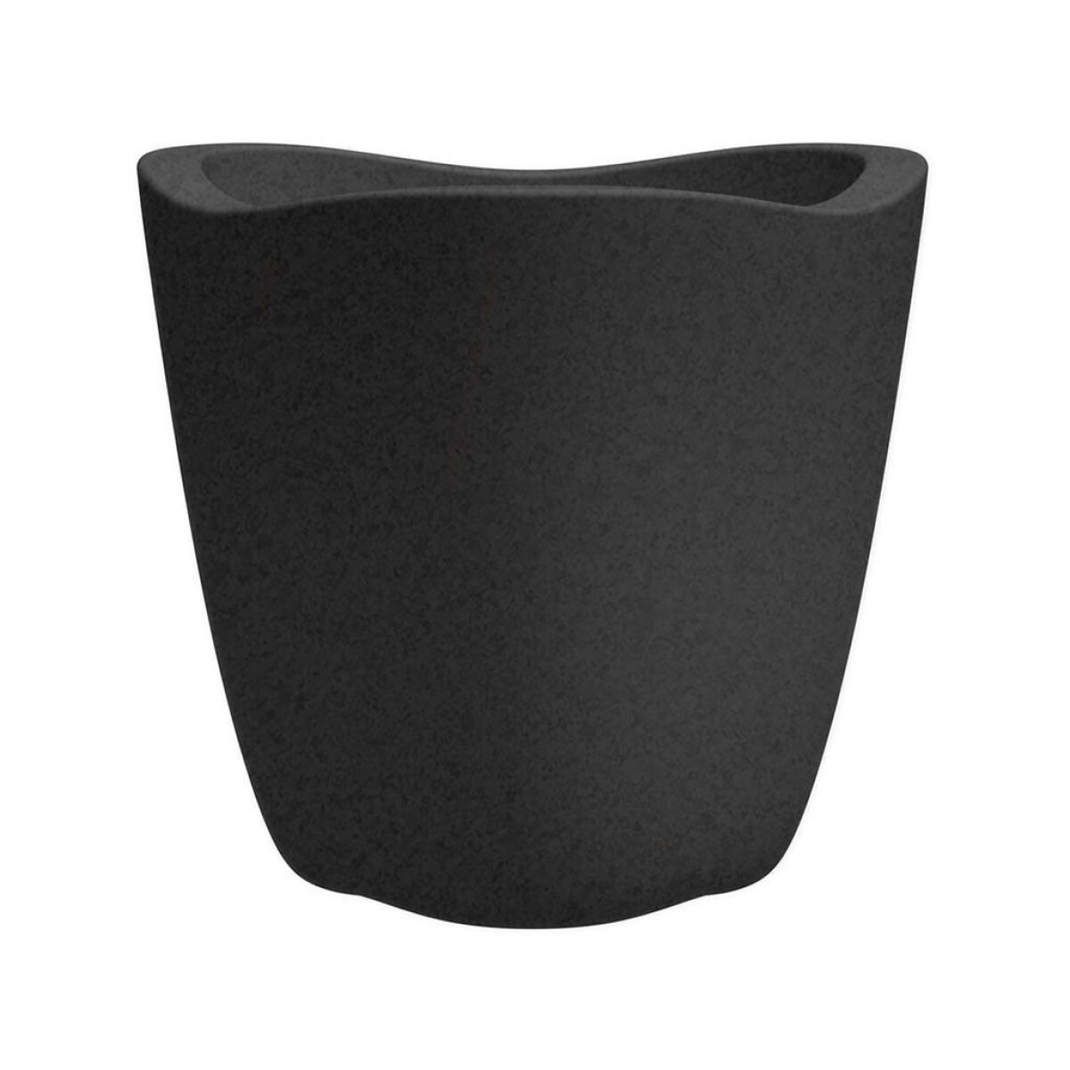 MACETA 36X42CM TRYAS JARDIN GRIS GRANITO OSCURO 