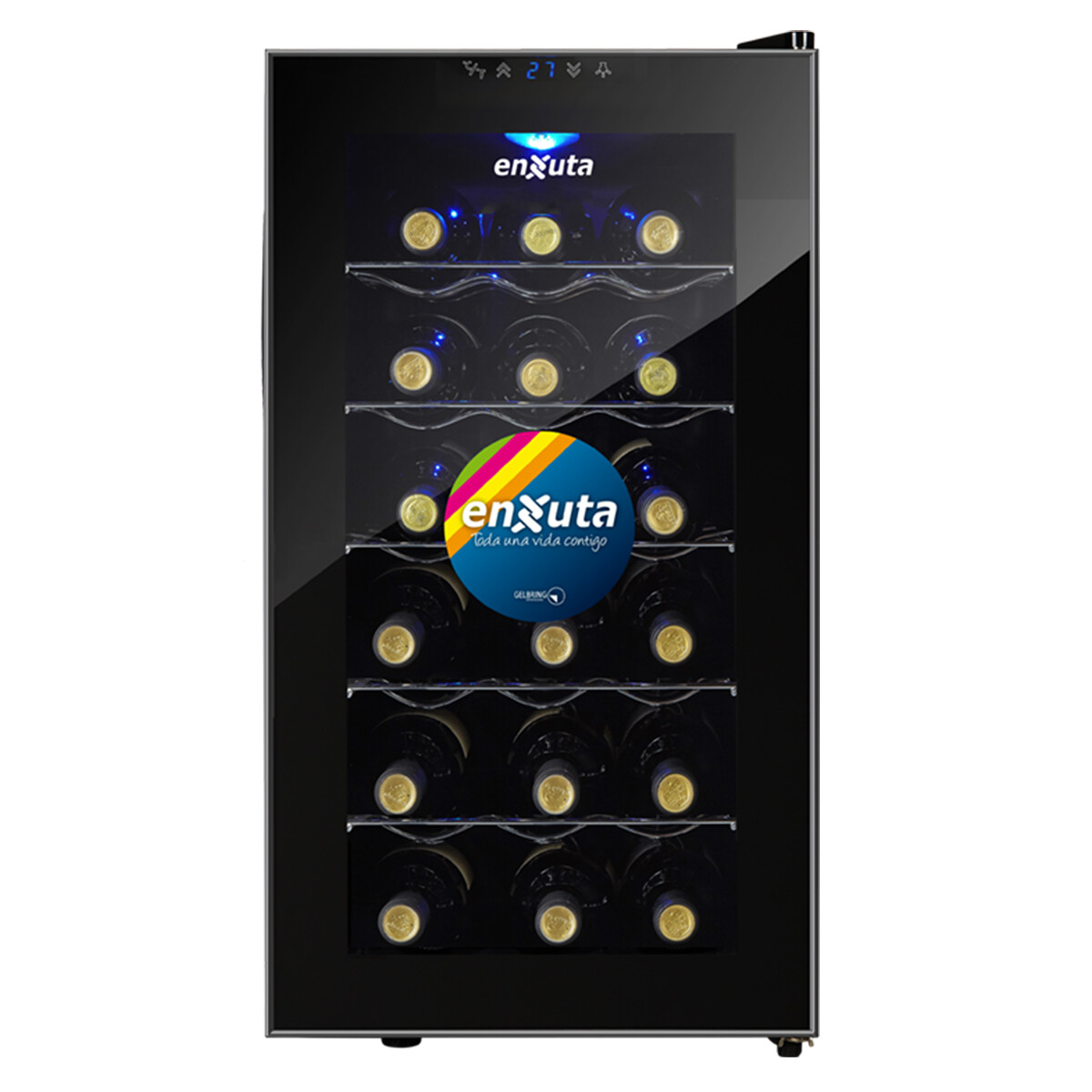 Enfriadora De Vinos Enxuta Evenx3318 - ENFRIADORA DE VINOS ENXUTA EVENX3318 18B 