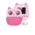 Camara De Fotos Buho Infantil Impresion Instantanea Polaroid Variante Color Rosa