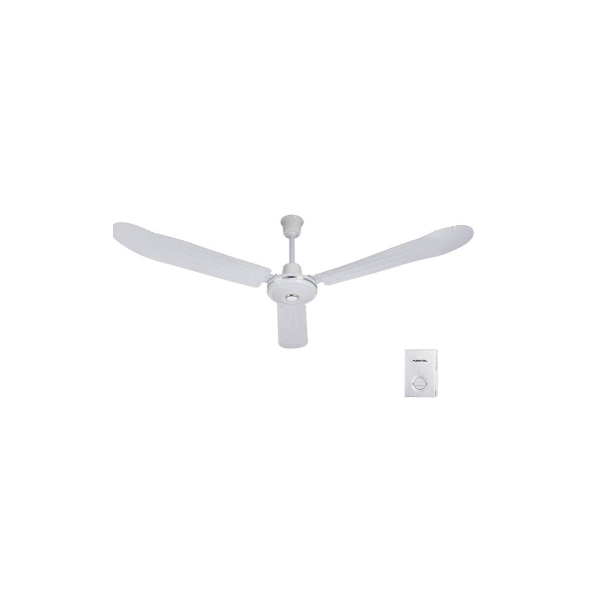 Pk_d57 Ventilador De Techo Punktal Chapa 3 Aspas 