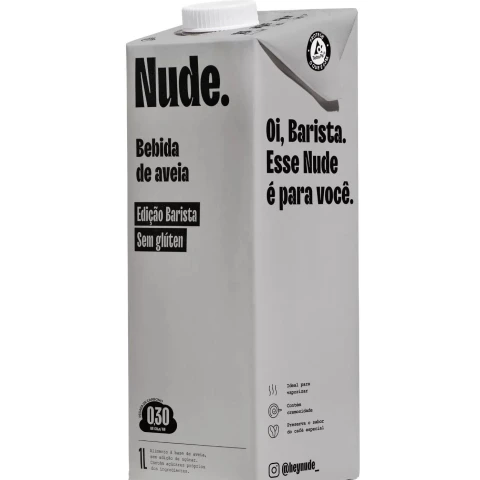 Leches Avena Barista Sin Gluten Nude 1L Bebida Nude Avena Barista 1l