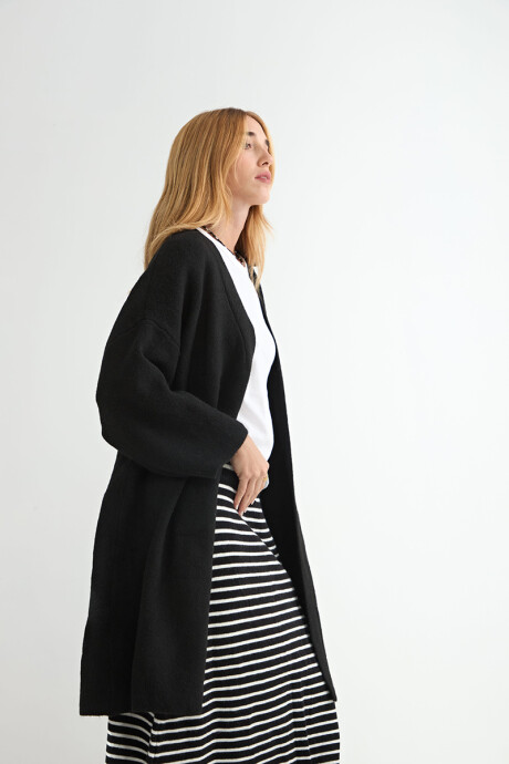 SACO TEJIDO ALHELÍ Negro