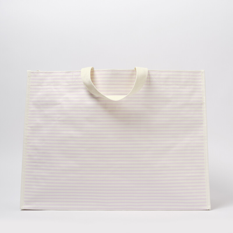 Bolso de playa impermeable Pink Stripe