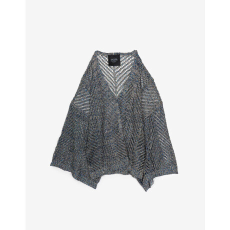 Kimono De Noche Tejido Negro