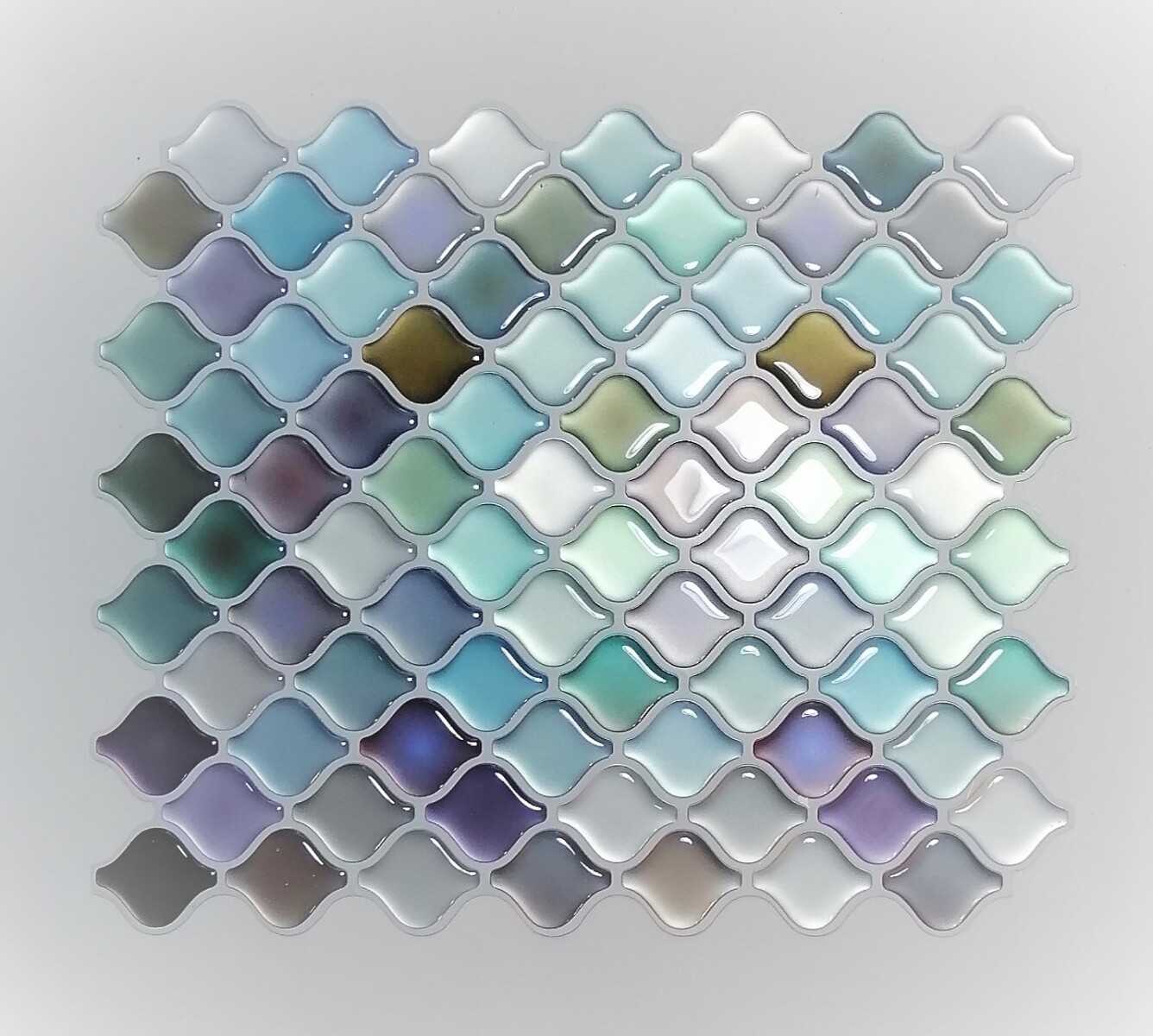 3D Azulejos Gota Multicolor 