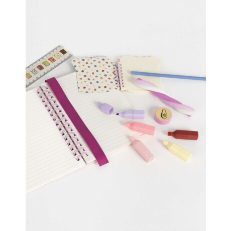 Set De Librería En Estuche Combinacion Multicolor
