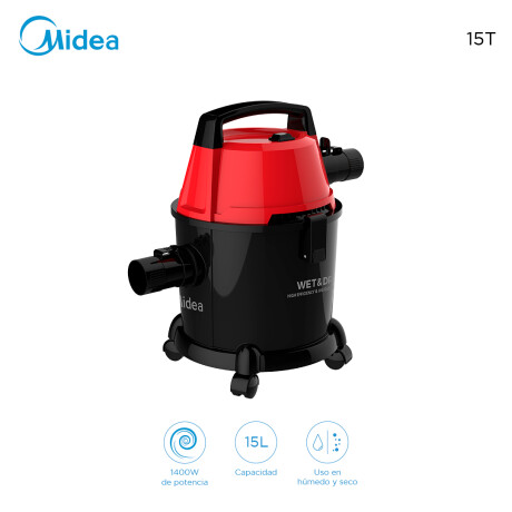 Aspiradora Midea Wet Dry 3 En 1 MUY15T-A(B) Ub 001
